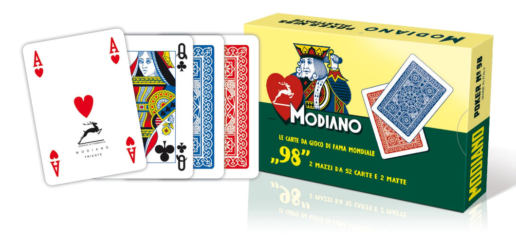 MODIANO Poker 98 - Carte da poker italiane