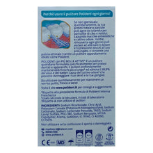 Carica l'immagine nel visualizzatore di Gallery, POLIDENT - Detergente antibatterico per protesi dentali complete o parziali - Azione 4 in 1 - Elimina il 99,9% dei batte
