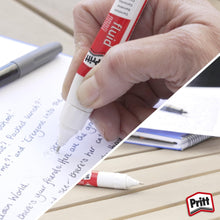 Carica l&#39;immagine nel visualizzatore di Gallery, Pritt Pocket Pen, Bianchetto a Penna ad Asciugatura Rapida, Bianchetto Liquido con Punta Fine in Metallo, Cancellino ad Alto Potere Coprente per Scuola e Ufficio, 2 Confezioni da 8 ml