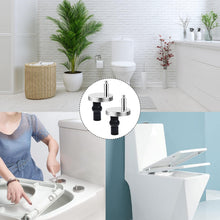 Carica l'immagine nel visualizzatore di Gallery, 2 Pezzi Viti per Sedile del Water, Cerniera per copriwater Fissaggio Coperchio WC in Acciaio Inox Parti di Riparazione A