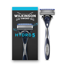 Carica l'immagine nel visualizzatore di Gallery, Wilkinson Sword Hydro 5, rasoio uomo, 1 lama di ricarica