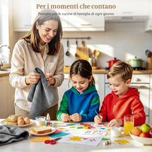 Carica l'immagine nel visualizzatore di Gallery, Zindoo 6 Pezzi Strofinacci Cucina Microfibra 40x40 cm Grigio