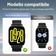 Carica l'immagine nel visualizzatore di Gallery, Diruite 3 Pezzi Cover per Xiaomi Redmi Watch 5 Active Vetro Temperato Pellicola Protettiva,PC Rigido Case Protettiva Ult