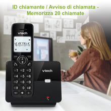 Carica l'immagine nel visualizzatore di Gallery, VTech CS2000 Telefono Cordless Casa DECT con vivavoce e blocco chiamate, Telefono fisso per anziani, identificatore di c