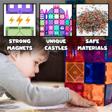 Carica l'immagine nel visualizzatore di Gallery, Desire Deluxe Giochi di costruzione magnetici – 100 PCS Piastrelle e Blocchi Magnetici Bambini, Giocattolo Educativo STE