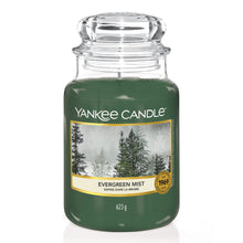Carica l'immagine nel visualizzatore di Gallery, Yankee Candle Candela Profumata In Giara Piccola, Abeti Nella Nebbia, Durata Fino A 150 Ore, ‎16.8 x 10.7 x 10.7 cm 623 grammi, 150 ore