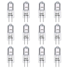 Carica l'immagine nel visualizzatore di Gallery, Caldarax 12 Pezzi Lampadina Alogena G4 20W 12V Dimmerabile, 280LM, Bianco Caldo 2700K, Lampadine G4 Alogene Bi-Pin Base 