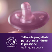 Carica l'immagine nel visualizzatore di Gallery, Philips Avent Soothie chupetes: diseño de silicona de una pieza, para recién nacidos, tetina flexible que reduce la pres