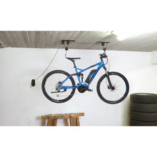 Carica l'immagine nel visualizzatore di Gallery, Fischer Supporto per biciclette ed e-bike, portata fino a 30 kg, sollevatore a soffitto con altezza fino a 4 m, meccanic