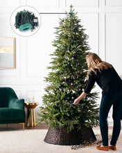 Carica l'immagine nel visualizzatore di Gallery, Dekofun Luci Albero di Natale 400 LED 2Mx16 Fili Mantello Luci Albero di Natalizie con Anello, 8 Modalità Luce Alberi di Natale a Cascata Impermeabile Catena Luminosa Natalizi per Interno Esterno