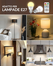 Carica l'immagine nel visualizzatore di Gallery, Lampada a LED E27 con Telecomando, 3 Colori (3000K-6000K) Lampada Dimmabile E27 per Soggiorno Camera da Letto, Lampadine