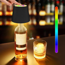 Carica l'immagine nel visualizzatore di Gallery, Lampada per Bottiglie Senza Fili LED, Lampada Scrivania Touch Dimmable RGB, Ricarica USB-C, Lampadina Decorativa per Cam