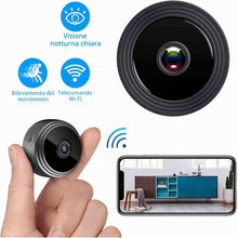 Carica l'immagine nel visualizzatore di Gallery, Generico Mini Telecamera A9 WiFi 1080P, App Ftycampro, Visione Notturna IR, Rilevamento Movimento, Registrazione su Micr