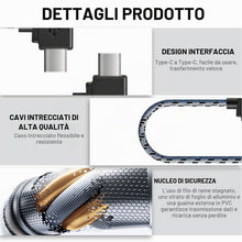 Carica l'immagine nel visualizzatore di Gallery, 15 cm Cavo USB-C a USB-C OTG per Telecomando Drone DJI
