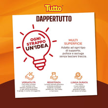 Carica l'immagine nel visualizzatore di Gallery, Tutto Nuova Bobina Dappertutto 400 Strappi 2 Veli, 1 Pezzo, Carta Multiuso Super Assorbente, 100% Made in Italy