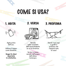 Carica l'immagine nel visualizzatore di Gallery, IL BUCATO DI ADELE il bucato che profuma di casa | Profumatore Bucato Lavatrice, Fragranza Gocce di Pulito, Formato 150 