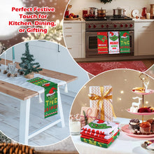 Carica l'immagine nel visualizzatore di Gallery, Szhhrxi Set di 3 Strofinacci da Cucina Natalizi - Asciugamani Cucina Resistenti, Canovacci da Cucina (40x60 cm) - Idee Regalo Natale 2025, Sottopiatti Decorazioni Tavola