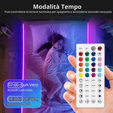 Carica l'immagine nel visualizzatore di Gallery, 44 Tasten Bluetooth LED Strip Controller APP Steuerung