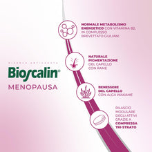 Carica l'immagine nel visualizzatore di Gallery, Bioscalin MENOPAUSA Integratore Alimentare per Capelli Voluminosi, Favorisce la Forza dei Capelli, Utilizzo 2 Mesi per D