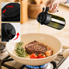 Carica l'immagine nel visualizzatore di Gallery, SWEET VIEW Spruzzatore Olio e Distributore Olio, 470 ml, in vetro resistente alla luce, per cucina, friggitrice ad aria, cucina, insalata e barbecue
