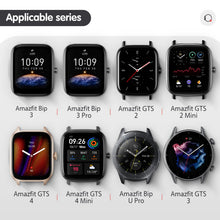 Carica l'immagine nel visualizzatore di Gallery, Cinturino per Amazfit Bip 3 pro/Bip 3/Bip U Pro/Bip U, 20mm Bracciale Cinturini di Ricambio per Amazfit GTS 4 Mini/GTS 4