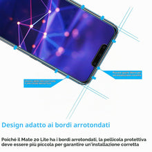 Carica l'immagine nel visualizzatore di Gallery, NEW'C Pellicola Vetro per Huawei Mate 20 Lite, Honor Play, Vetro Temperato