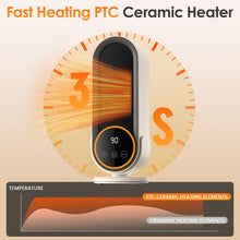 Carica l'immagine nel visualizzatore di Gallery, Journeyside Termoventilatore Ceramica,Stufetta Elettrica con 2 Impostazioni Temperatura,Termoventilatore Energetico Timer da 30/60/90Mins,Doppie Sicurezza,Riscaldatore Energetico per Ufficio e Camera