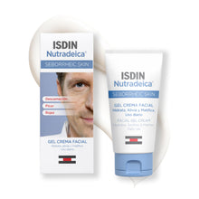Carica l'immagine nel visualizzatore di Gallery, ISDIN Nutradeica Seborrheic Skin Gel Crema Viso (50 ml) | Idrata, Lenisce e Opacizza | Per Pelli a Tendenza Seborroica |