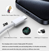 Carica l'immagine nel visualizzatore di Gallery, Caricabatteria USB C 25W, adaptatore di alimentatore per rapida per Lenovo ldea Tab Pro/ M11 Tablet, iPad Alr 11"/13" mi