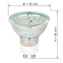 Carica l'immagine nel visualizzatore di Gallery, SEBSON Lampadina LED GU10 5W - Set da 4 - 420lm, Bianca Calda 3000K