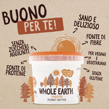 Carica l&#39;immagine nel visualizzatore di Gallery, Whole Earth Crema di Arachidi Cremoso, Crema Spalmabile, Fonte Naturale di Proteine Vegetali, Senza Glutine, Vegan, Confezione da 1kg