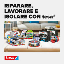 Carica l'immagine nel visualizzatore di Gallery, Tesa Extra Power - Nastro in tessuto nero, lunghezza 2,75 m, larghezza 19 mm