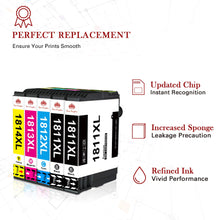 Carica l&#39;immagine nel visualizzatore di Gallery, Toner Kingdom 18XL Cartucce d&#39;inchiostro per Epson 18XL 18 XL Compatibile con Epson Expression Home XP-212 XP-322 XP-102 XP-422 XP-225 XP-412 XP-425 XP-312 XP-325 (6 Nero 3 Ciano 3 Magenta 3 Giallo)