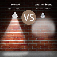Carica l'immagine nel visualizzatore di Gallery, Boxlood 5W Lampadine GU5,3 LED MR16 12V Faretti Luce 3000K Bianco Caldo, Equivalente a 50W Alogena, 450LM 40 Gradi Non-Dimmerabile Confezione da, 6 Pezzi