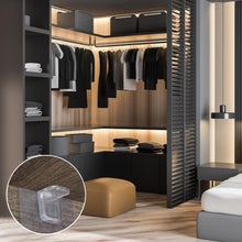 Carica l'immagine nel visualizzatore di Gallery, 12 Pz Staffe per Mensole Adesivo, Acrilico Supporti per Mensole