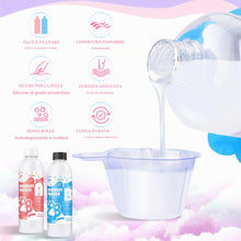 Carica l'immagine nel visualizzatore di Gallery, Squishy Kit di Silicone Liquido 500g, per Taba Squishy fai da te Kit