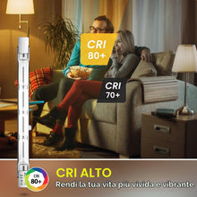 Carica l'immagine nel visualizzatore di Gallery, Lampadina Alogena 118mm,160W R7s Lampadine 118mm Dimmerabili, Bianco Caldo 2700K Lampadina Alogena Lineare J118 Per Lamp