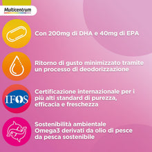 Carica l'immagine nel visualizzatore di Gallery, Multicentrum Mamma DHA, Integratore Alimentare Multivitaminico e Multiminerale, fonte di vitamine che forniscono numerosi benefici per le Donne in gravidanza, 30 Compresse + 30 capsule molli