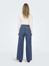 Carica l'immagine nel visualizzatore di Gallery, ONLY ONLHOPE Ex HW Wide DNM ADD465 Noos, Jeans da Donna, Medium Blue Denim, 25W / 30L