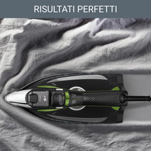 Carica l'immagine nel visualizzatore di Gallery, Rowenta DW6330D1 Eco Intelligence Ferro a Vapore, Distribuzione Ottimale del Vapore, 2500 W di Potenza, Tempo di Riscaldmento Rapido, 300 ml, Nero/Verde