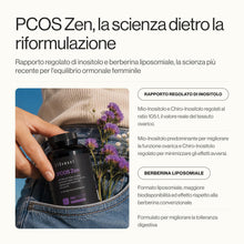 Carica l'immagine nel visualizzatore di Gallery, PCOS Zen, Mio/D-Chiro-Inositolo 105:1, Berberina Liposomiale, Zenement