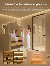 Carica l'immagine nel visualizzatore di Gallery, Gaoxun Striscia LED a Batteria 5m, 150 LEDs Flessibile Luci LED a Batteria Autoadesiva con Telecomando, Dimmerabile, 8 M