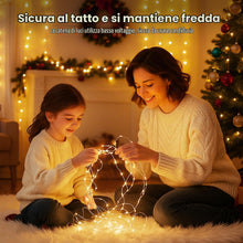 Carica l'immagine nel visualizzatore di Gallery, litogo 6 Pezzi Stringa Luci LED a Batteria con 3 Modalità, 2M 20 LED Lucine Decorative a Batteria, Filo di Rame Mini Led