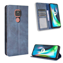 Carica l'immagine nel visualizzatore di Gallery, LEYAN Cover per Motorola Moto E7 Plus, Custodia Folio in Pelle Flip Wallet Libro Case con Portafoglio, Premium PU/TPU Ma