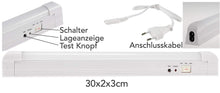 Carica l'immagine nel visualizzatore di Gallery, LED lampada di emergenza " ctni ub30 pollici, 30 cm batteria Li-ion 200 lm