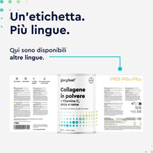 Carica l'immagine nel visualizzatore di Gallery, Collagene in Polvere, Collagene puro 500 g, 12500 mg di idrolizzato di collagene, Peptidi di Collagene di marca GELITA A