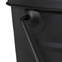 Carica l'immagine nel visualizzatore di Gallery, Relaxdays Secchio per Cenere con Coperchio, per Raffreddare &amp; Trasportare Carbone Bollente, Camino &amp; Stufa, 12 l, Nero