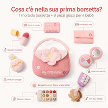 Carica l'immagine nel visualizzatore di Gallery, let’s make La Mia Prima Borsetta, Gioco Sensoriale 10 Pezzi per Bebè