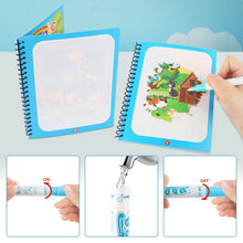 Carica l&#39;immagine nel visualizzatore di Gallery, Libro di Pittura con 4 Penne ad Acqua, per Bambini, 4 Pezzi, Giocattolo Magico da Colorare, Regalo per Ragazzi, Bambini Dai 3 Anni+