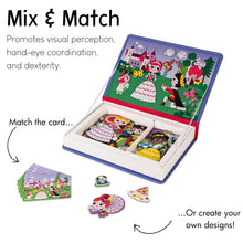 Carica l'immagine nel visualizzatore di Gallery, Janod - Magneti'Book Principesse - Gioco Educativo Magnetico 55 Pezzi - A Partire dai 3 Anni, J02725